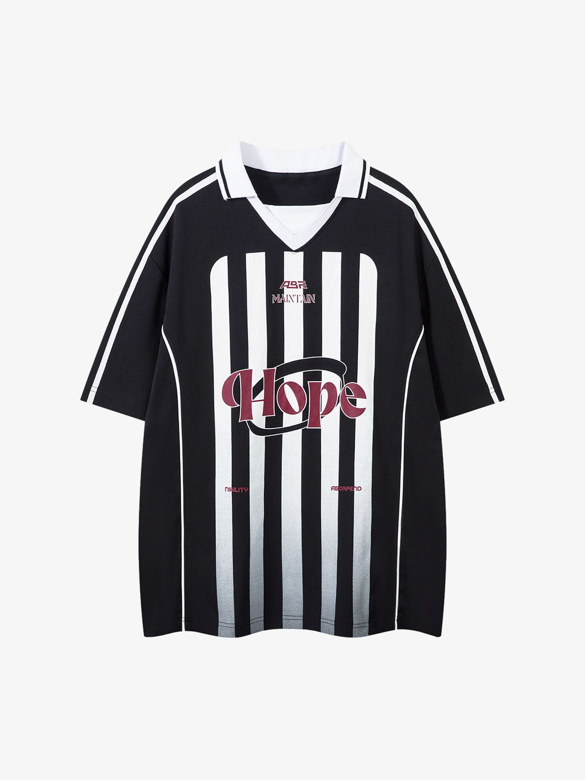 Jersey Print Short-Sleeve Polo Shirt