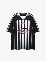 Jersey Print Short-Sleeve Polo Shirt