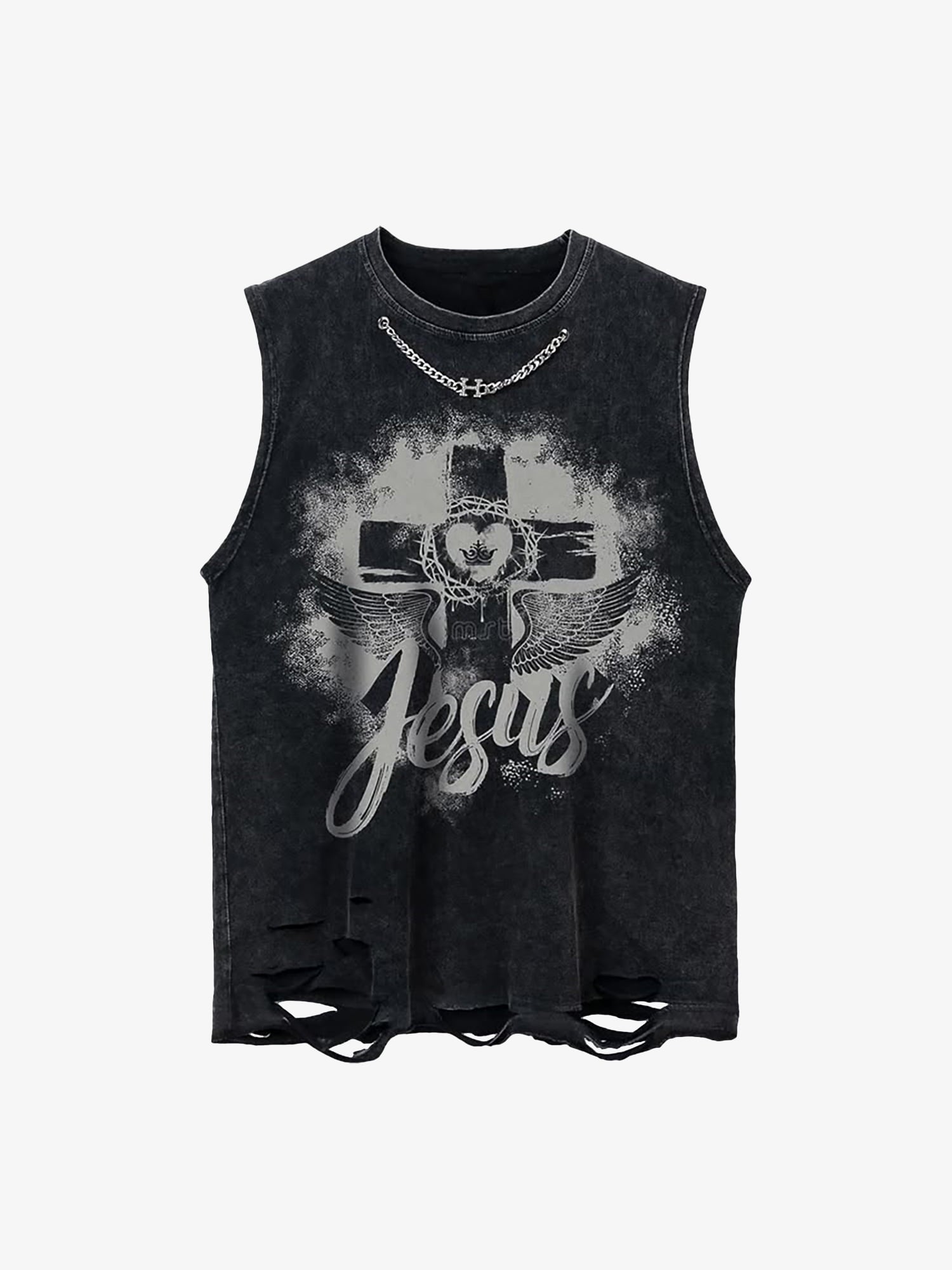 Love Cross Street Rap Sleeveless Vest