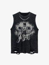 Love Cross Street Rap Sleeveless Vest