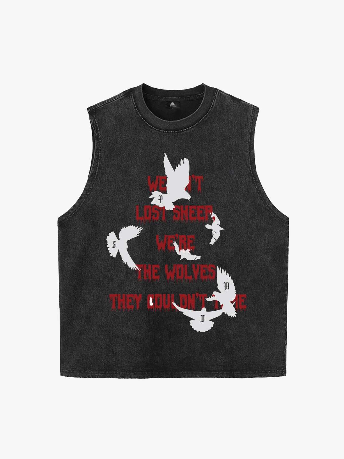 Original Saint Slogan Graphic Vest