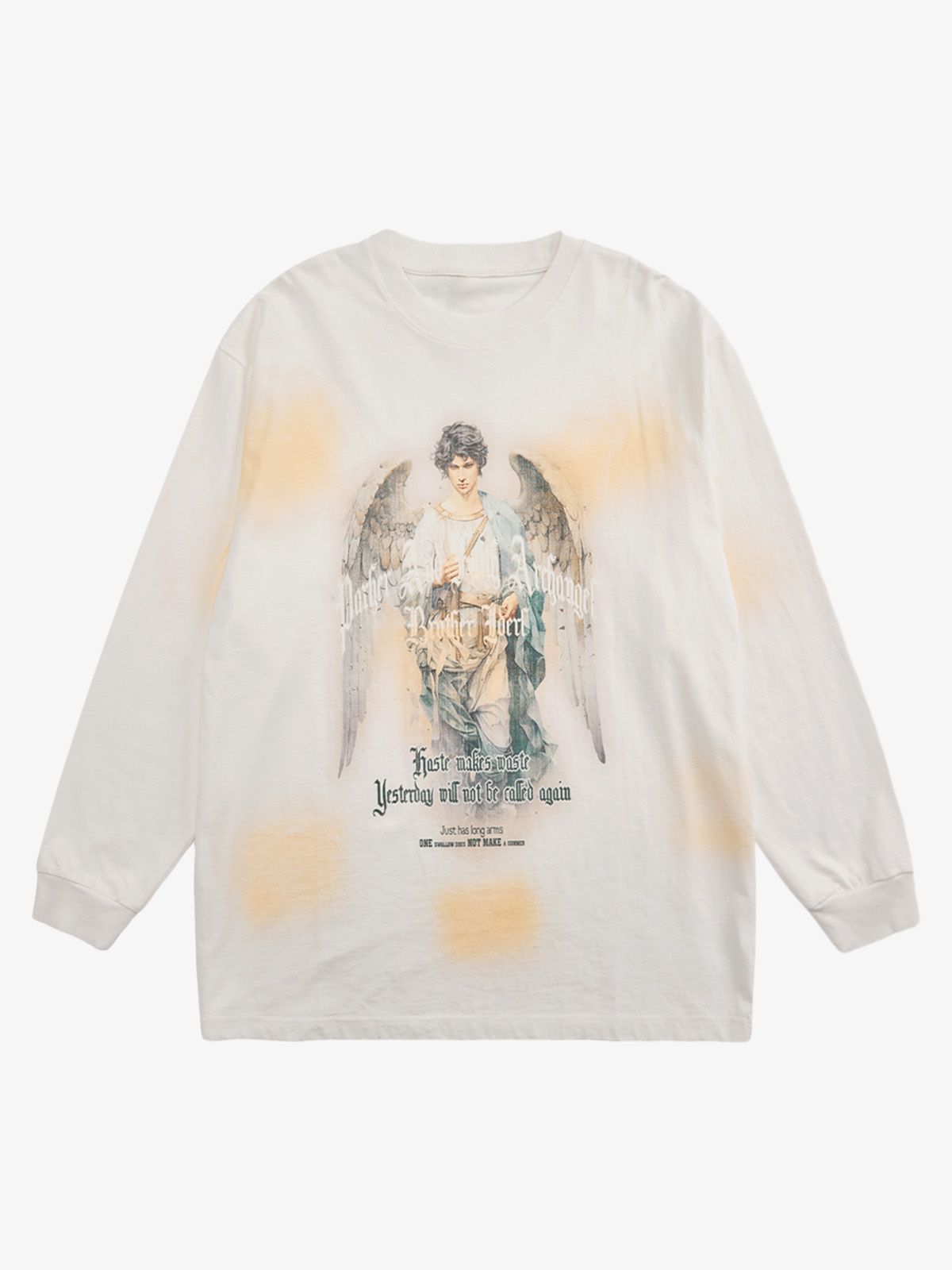 Vintage Angel Graphic Long Sleeve T-Shirt