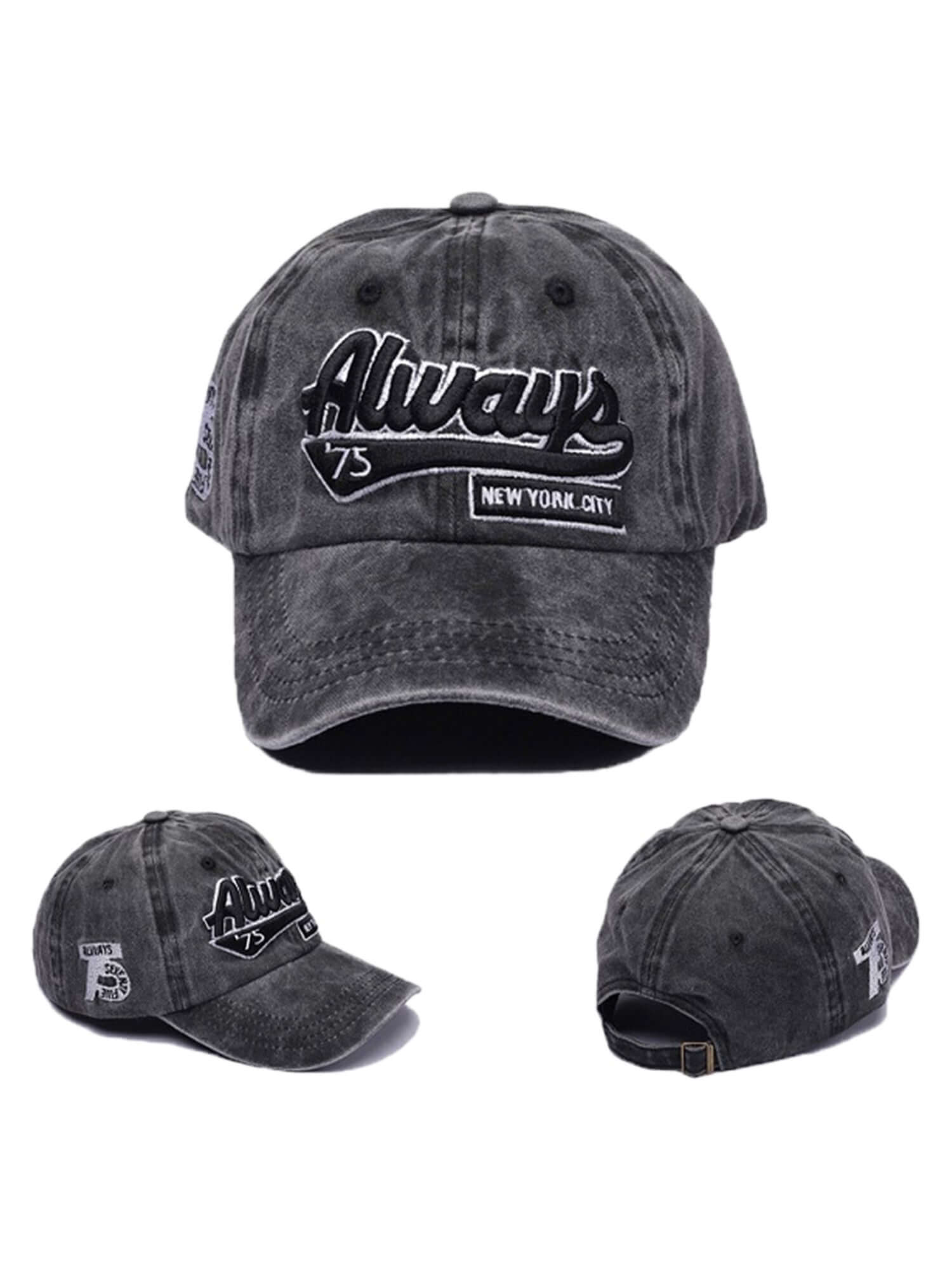 Thesupermade Vintage Embroidered Denim Washed Baseball Cap Xokool ®