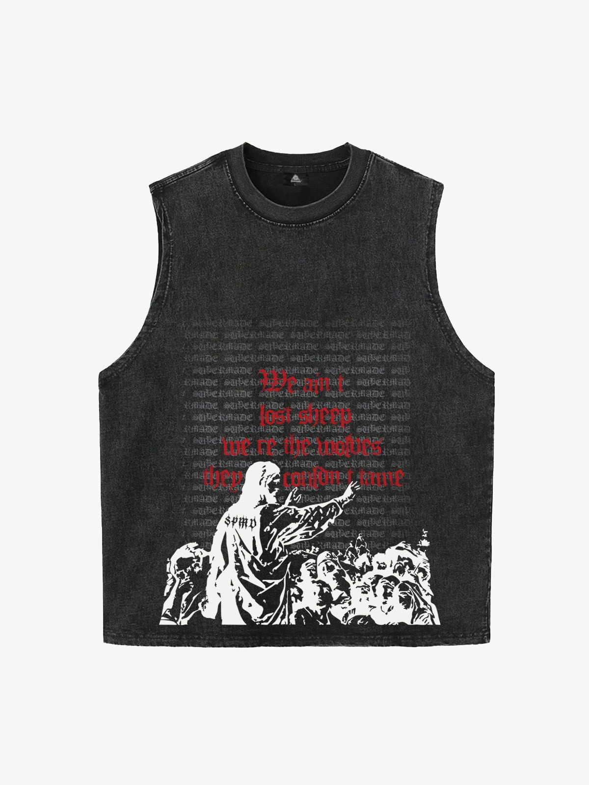 Original Saint Slogan Graphic Vest