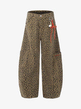 Cheetah Print Barrel Pants