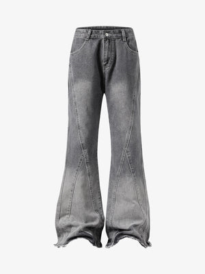 Washed Gradient Flared Jeans - thumbnail 1