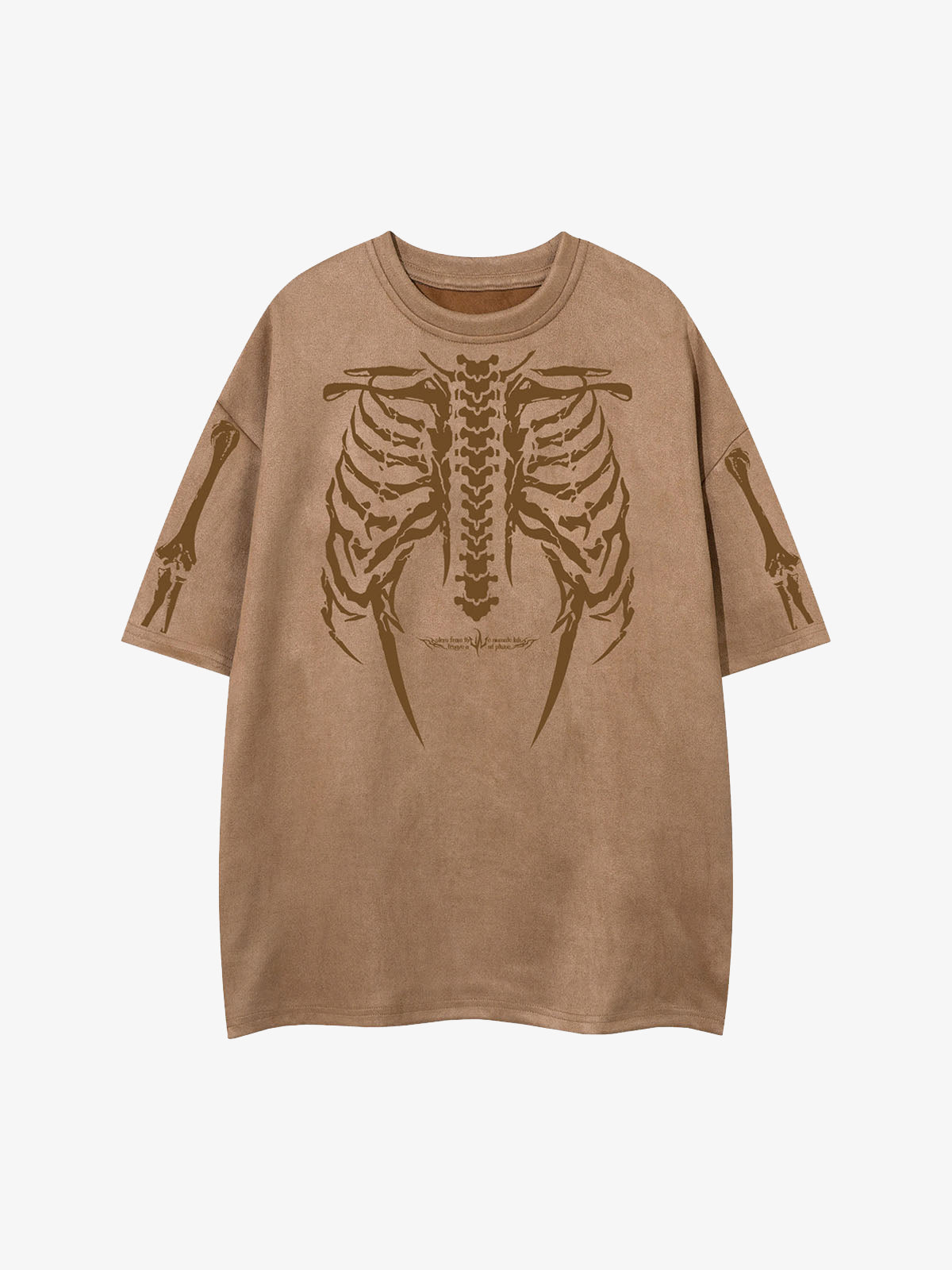 Skeleton Graphic Oversized T-Shirt
