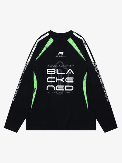 Oversized Long Sleeve Racing Jersey Tee