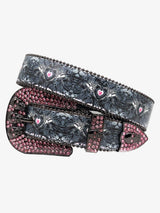 Sparkling Spider-Embellished Belt