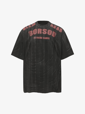 Wasteland Dirty Dye Oversized Graphic T-Shirt - thumbnail 1