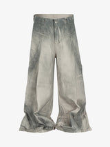 Retro Dirty Dye Baggy Pants