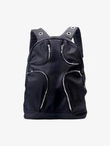 Metal Partition Multi-Pocket Nylon Backpack