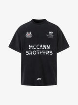 Vintage Distressed Letter Print T-shirt