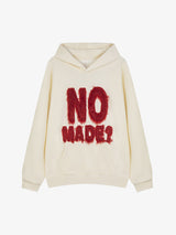 Fur Patchwork Embroidered Stitching Hoodie