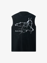 Bold Lightning Graphic Vest