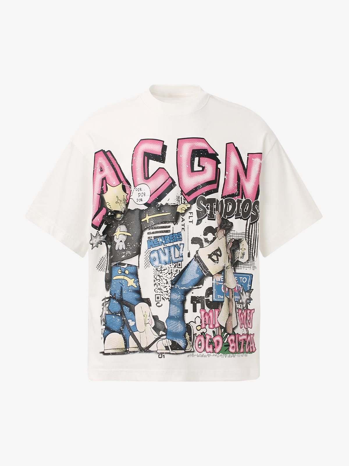 Retro Street Graphic T-Shirt