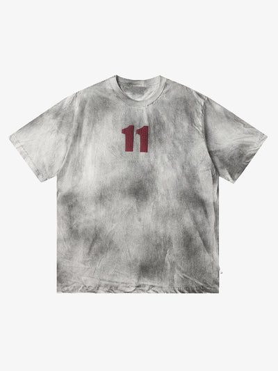 Faded Number 11 Back Print T-Shirt