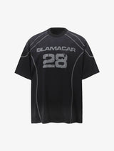 Street Dirty Dyed Gradient Motorcycle T-shirt