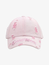 Distressed Letter Embroidery Baseball Cap