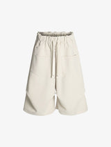 Side Pockets Drawstring Waist Casual Jorts