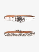 Retro Punk Rhinestone Belt