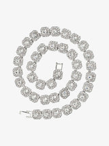 Round Diamond Cuban Necklace