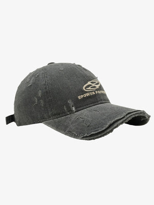 Ripped Denim Baseball Cap - thumbnail 9