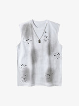 Splatter Paint Necklace Vest