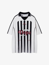 Jersey Print Short-Sleeve Polo Shirt