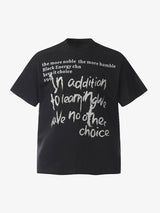 Fun Phantom Letter Print T-shirt