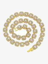 Round Diamond Cuban Necklace