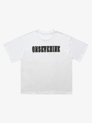 Camouflage Letter Short Sleeve T-Shirt - thumbnail 6
