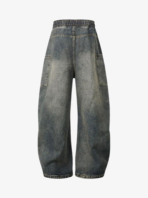 Drawstring barrel jeans – back view | XoKool