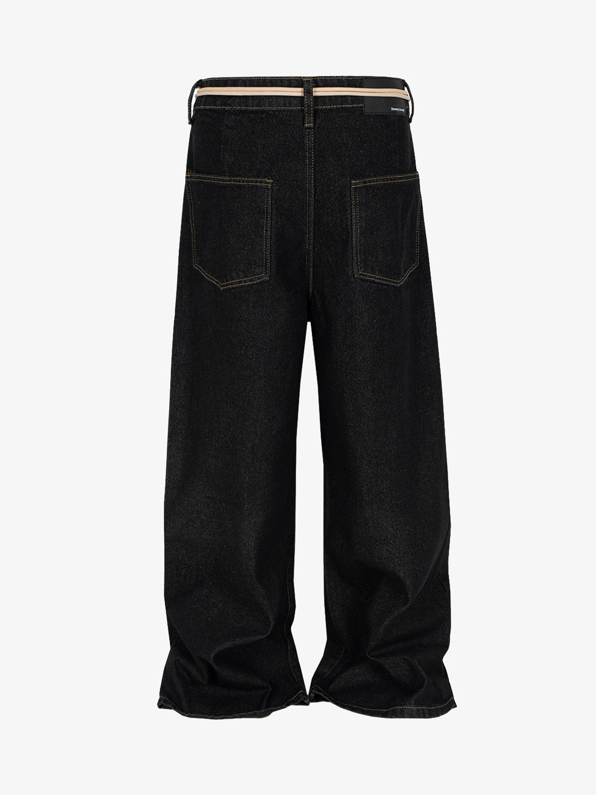 Cleanfit Buckle Belt Baggy Jeans - image 3