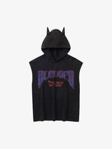 Washed Hooded Cotton Undershirt