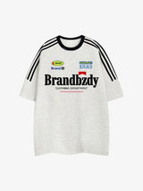 High Street Retro Badge Jersey T-shirt