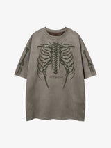 Skeleton Graphic Oversized T-Shirt