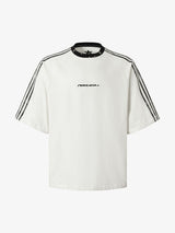 Heavy Washed Street Metal Collar T-shirt