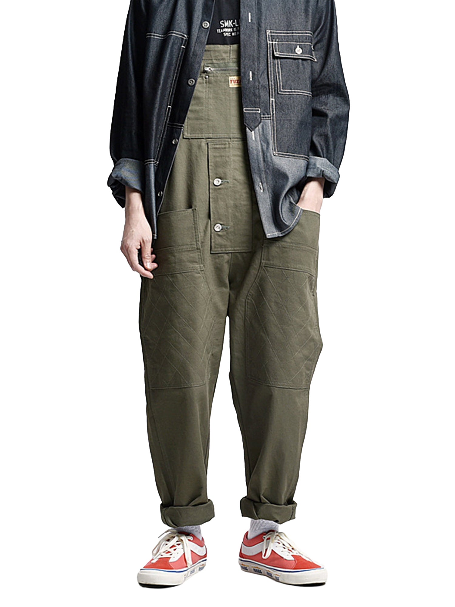Thesupermade Vintage Straight Men's Pants Overall -1248 Xokool ®