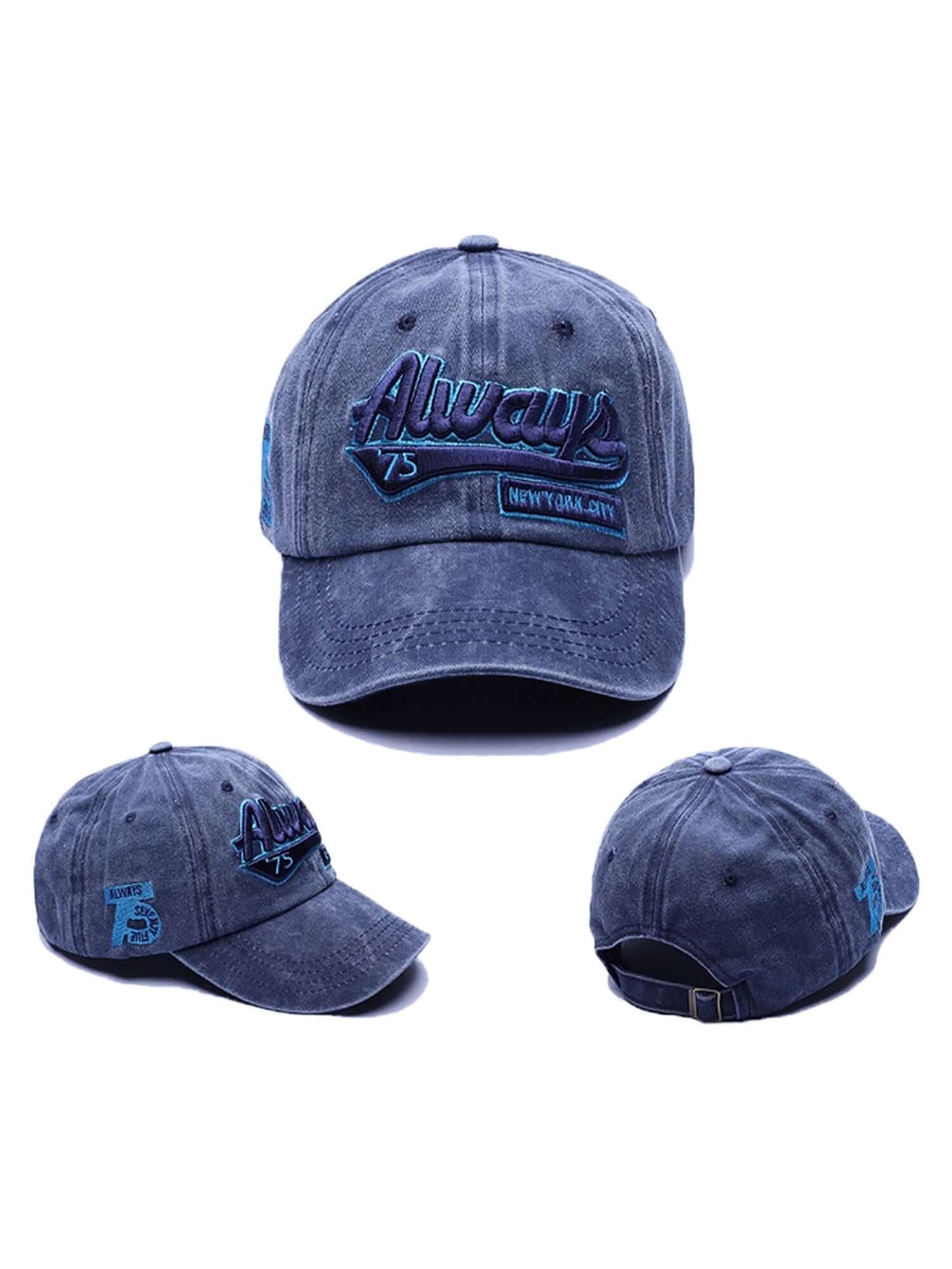 Thesupermade Vintage Embroidered Denim Washed Baseball Cap Xokool ®