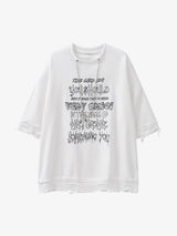 Chain Decorated Oversized T-Shirt
