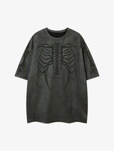 Skeleton Graphic Oversized T-Shirt