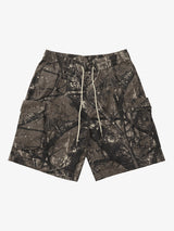 Fallen Leaf Camouflage Pocket Workwear Shorts