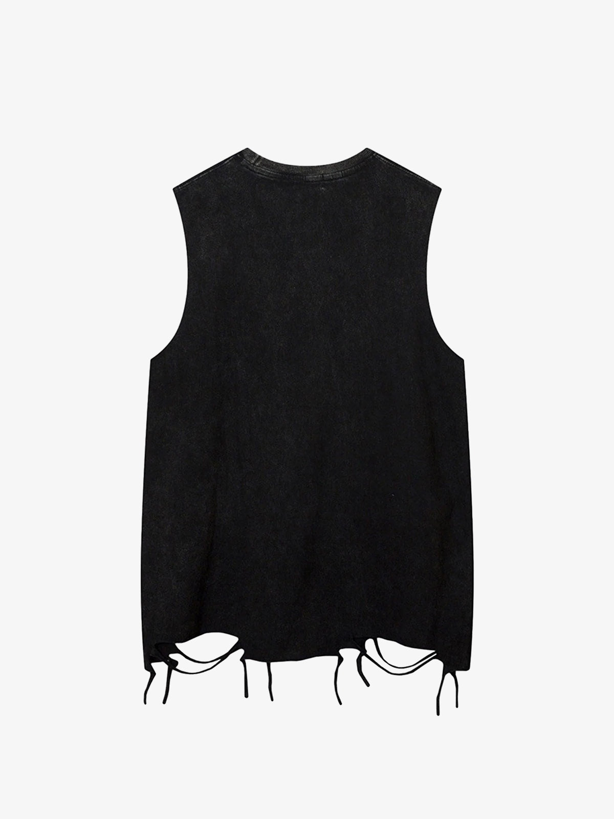 Vintage Necklace Star Print Hip-Hop Tank Top - image 4
