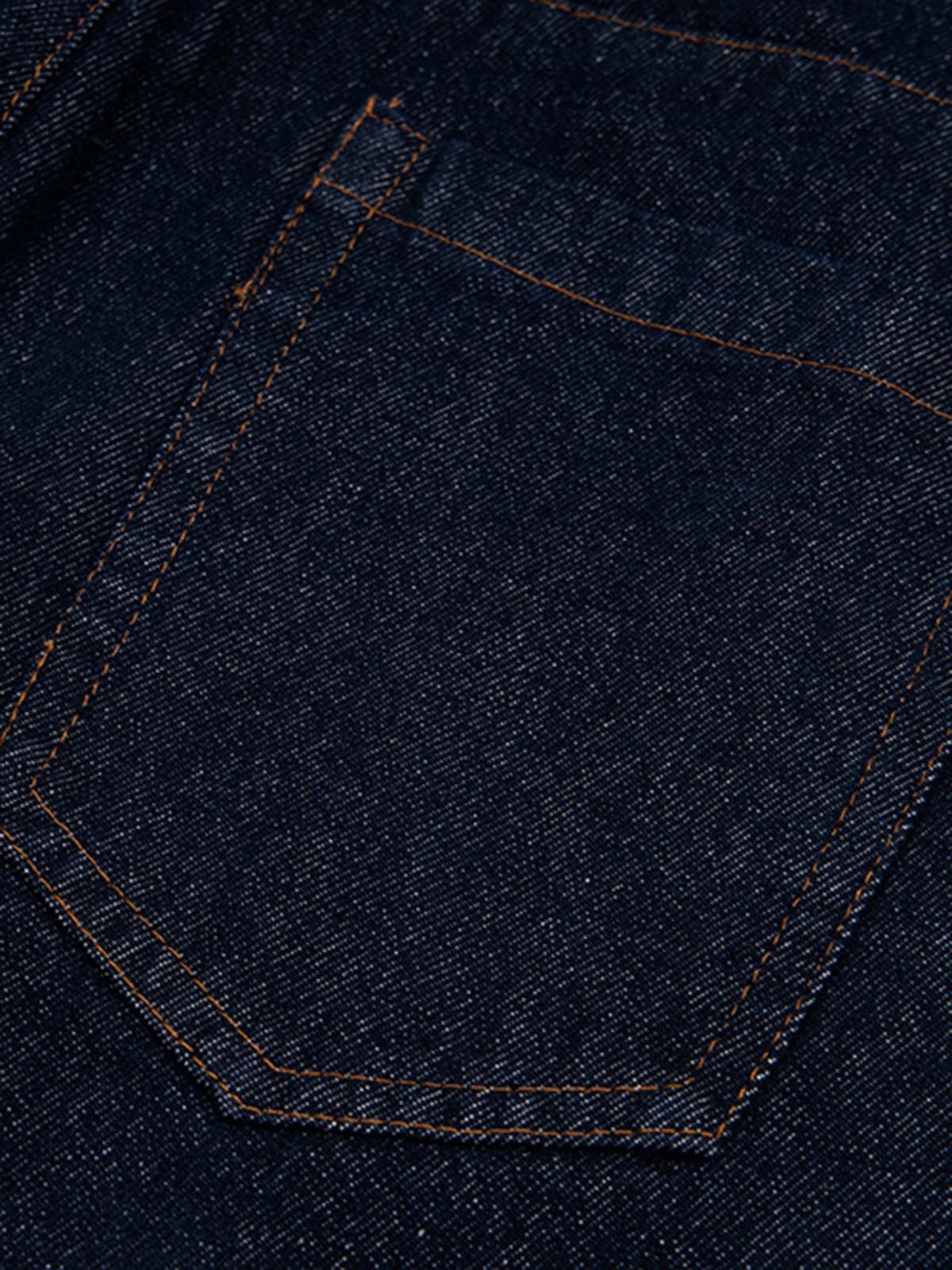 Embroidered barrel jeans – back pocket close-up | XoKool