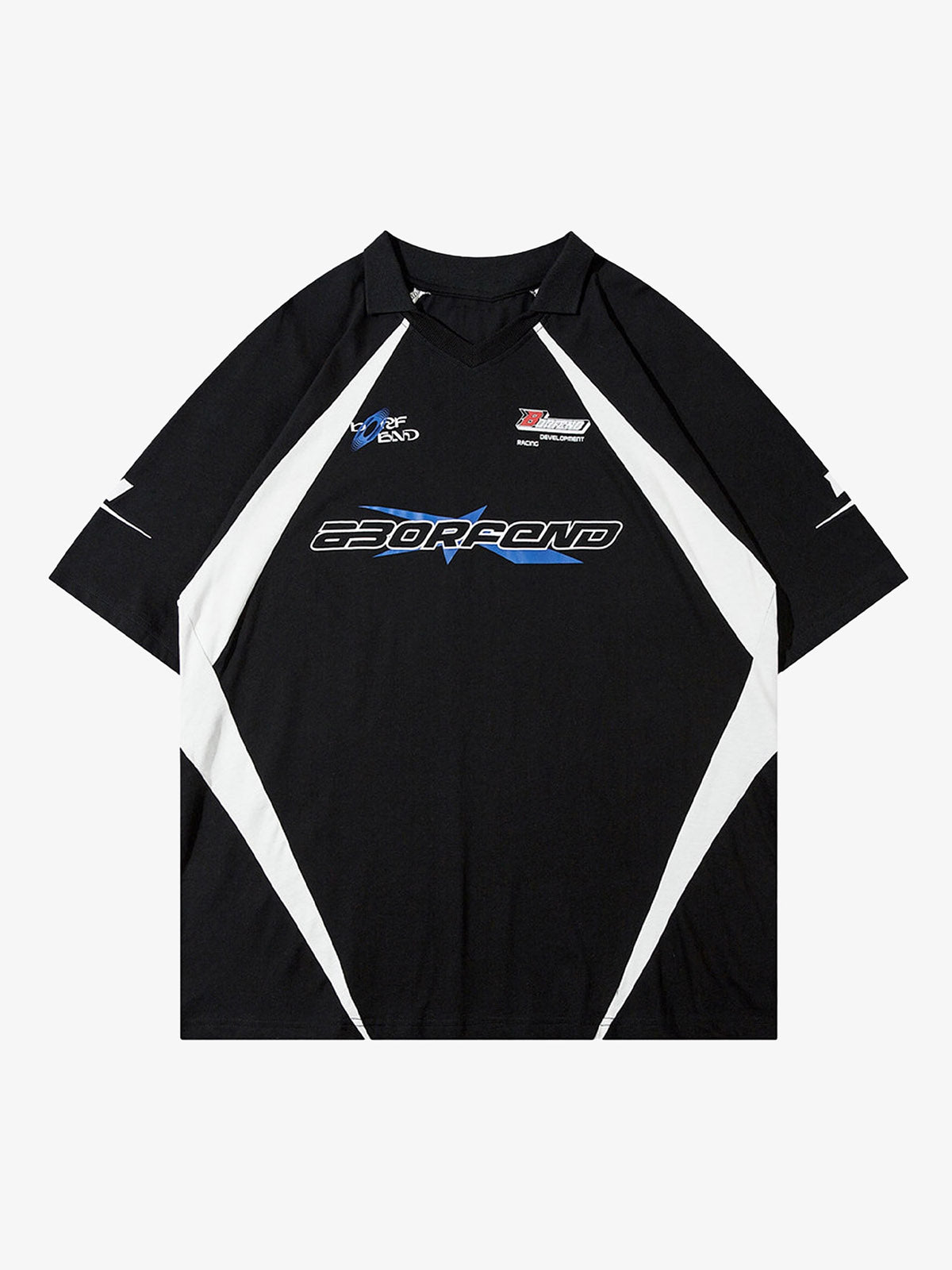 American Patchwork Vintage Lapel T-shirt