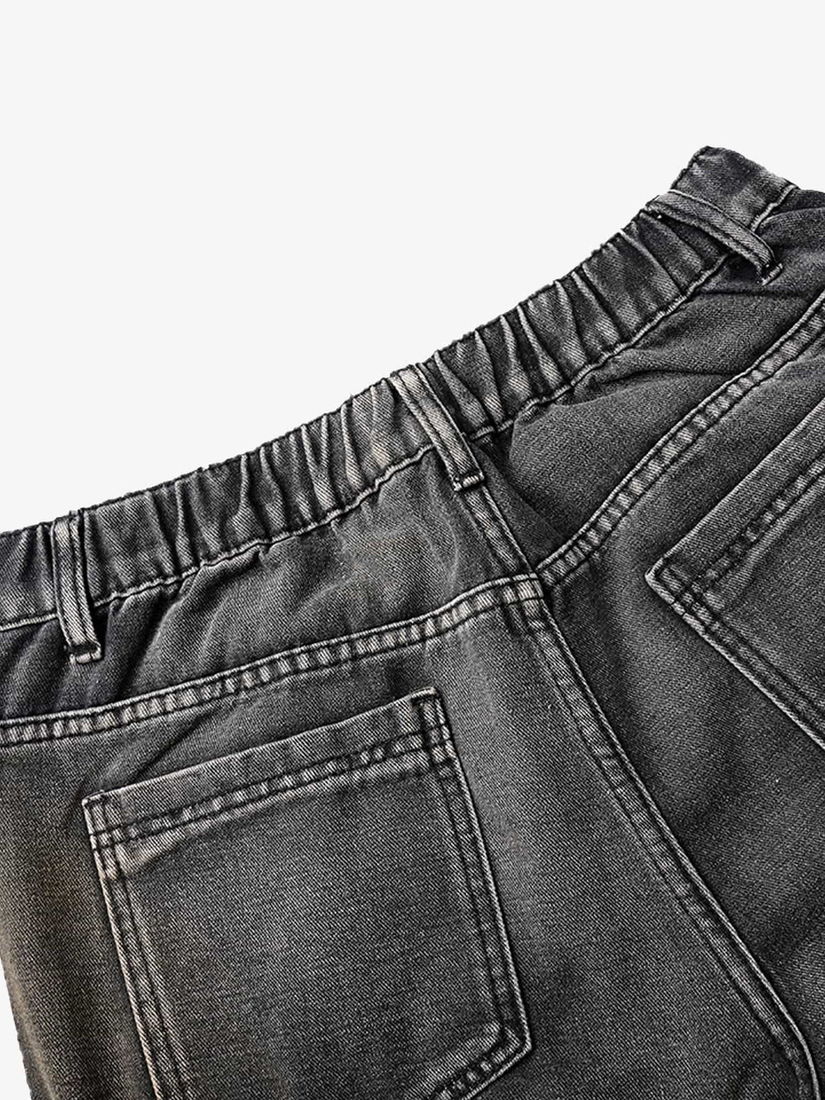 Dirty Wash Cargo Jeans – elastischer Bund im Detail | XoKool