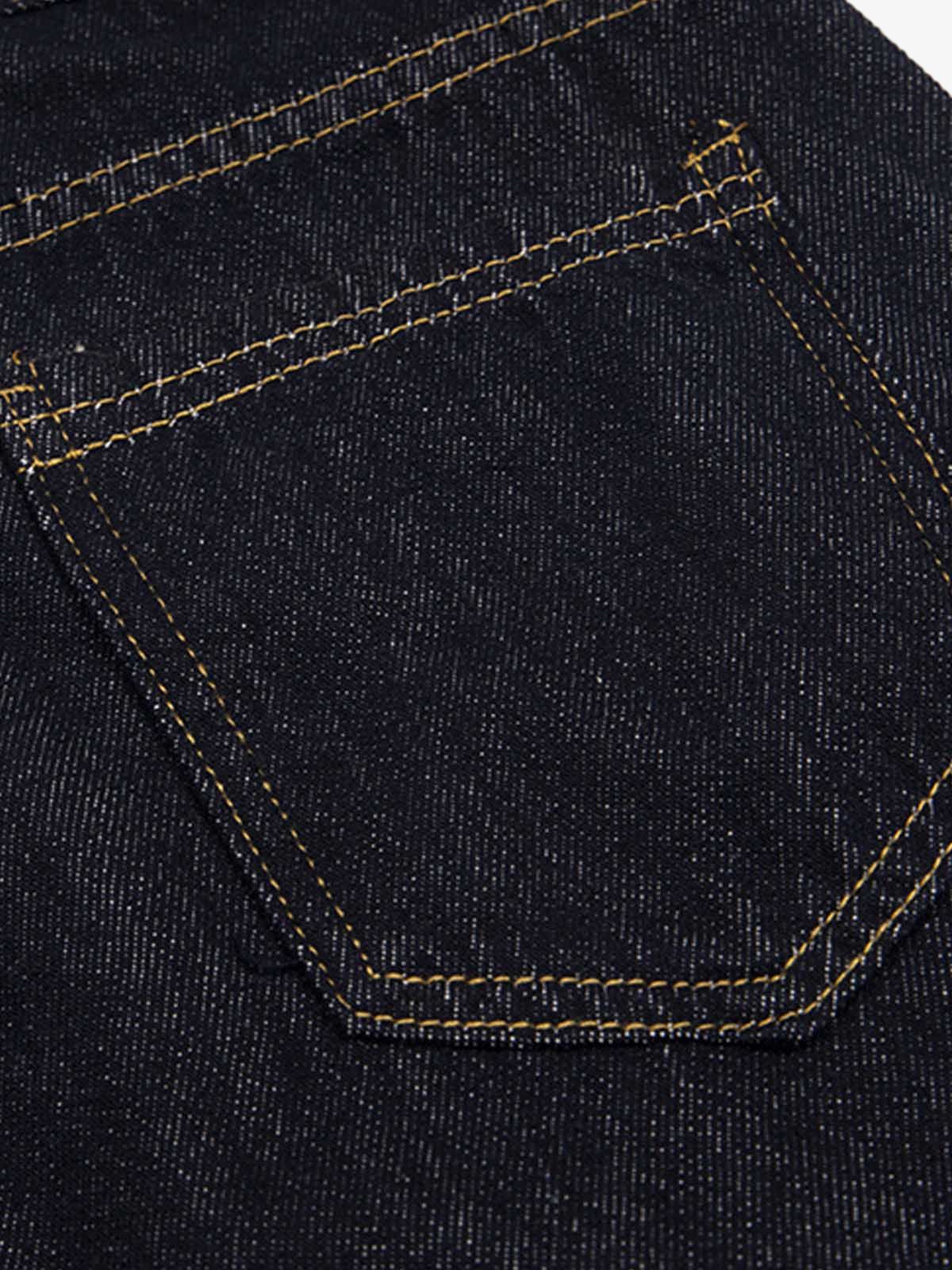 Letter pocket barrel jeans – pocket close-up | XoKool