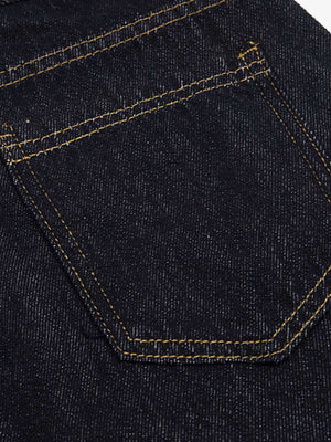 Letter pocket barrel jeans – pocket close-up | XoKool