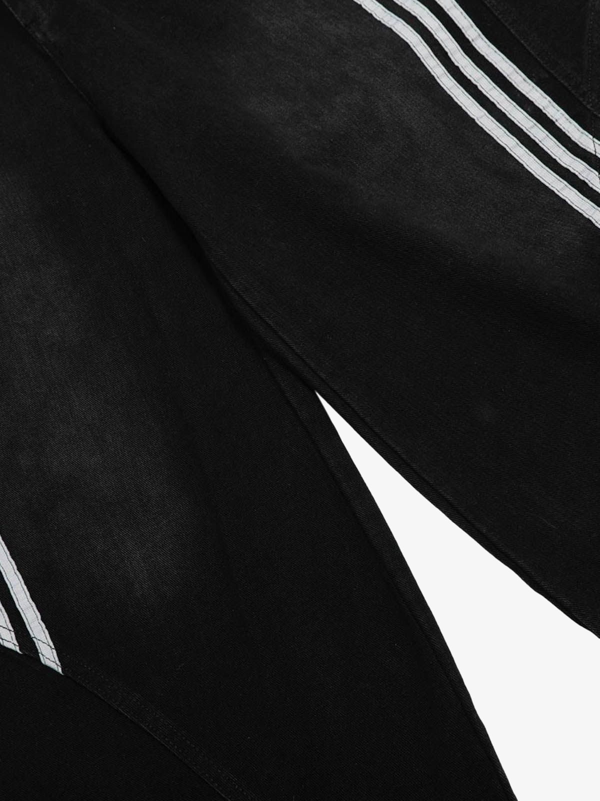 Contrast Side Stripe Denim Barrel Jeans - image 11